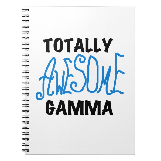 ブルートータル素晴らしガンマギフト ノートブック (正面)