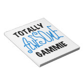 ブルートータル素晴らしギャミージギフト ノートパッド (アングル)