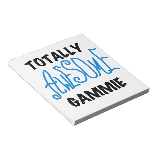 ブルートータル素晴らしギャミージギフト ノートパッド (アングル)