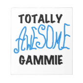 ブルートータル素晴らしギャミージギフト ノートパッド (正面)