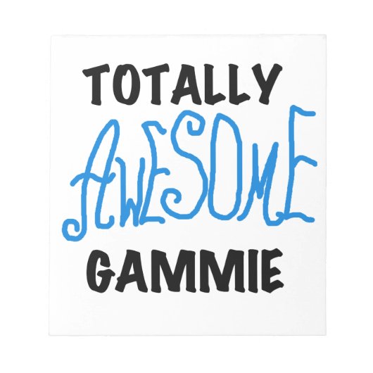 ブルートータル素晴らしギャミージギフト ノートパッド (正面)