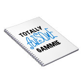 ブルートータル素晴らしギャミージギフト ノートブック (右側)