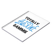 ブルートータル素晴らしギャミージギフト ノートブック (左側)