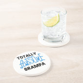 ブルートータル素晴らしグランパTシャツとギフト コースター (側面)