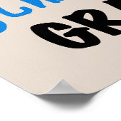 ブルートータル素晴らしグランパTシャツとギフト ポスター (角)