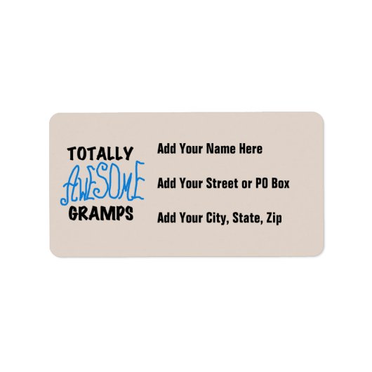 ブルートータル素晴らしグランプTシャツ&ギフト ラベル (正面)