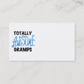 ブルートータル素晴らしグランプTシャツ&ギフト 名刺 (裏面)