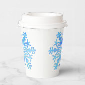 ブルートーンのスノーフレーク 紙コップ (右)