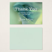 ブルートーンのロマンチックな花 – ありがとう (正面&裏面)