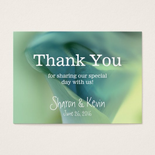 ブルートーンのロマンチックな花 – ありがとう (正面)