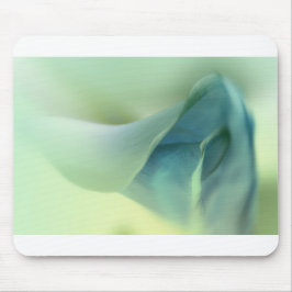 ブルートーンのロマンチックな花 マウスパッド