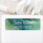 ブルートーンのロマンチックな花 ラベル (インサイチュ)