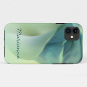 ブルートーンのロマンチックな花 Case-Mate iPhoneケース (裏面(横))