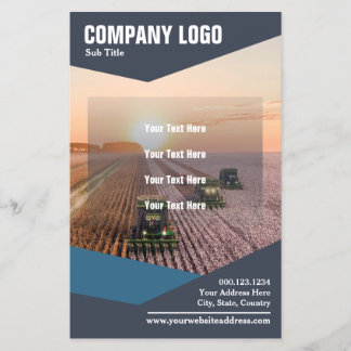 ブルートーンカスタマイズ可能5.5"x8.5"チラシ チラシ