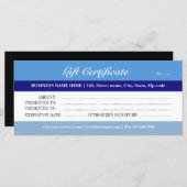 ブルートーンギフト証明書 (正面/裏面)