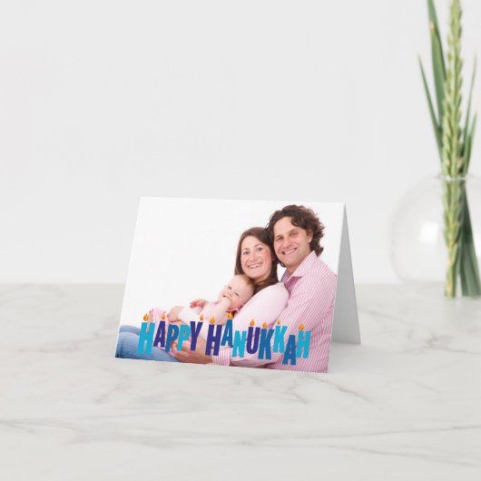 ブルートーンハヌッカロウソク シーズンカード (正面)