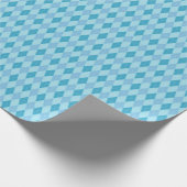 ブルートーンラッアーガイルピング紙 ラッピングペーパー (角)