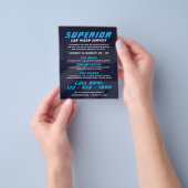 ブルートー車のン洗車 チラシ (手)