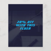 ブルートー車のン洗車 チラシ (裏面)