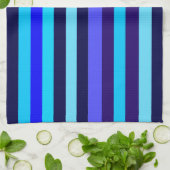 ブルート数々のーンストライプ キッチンタオル (折り畳み)