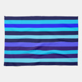 ブルート数々のーンストライプ キッチンタオル (横)