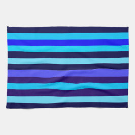 ブルート数々のーンストライプ キッチンタオル