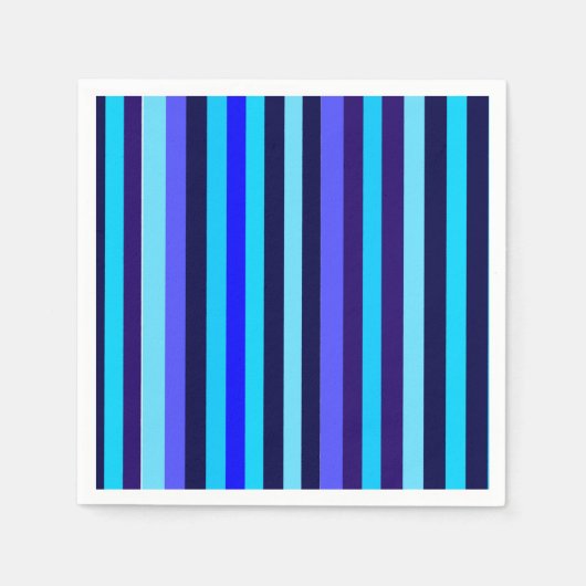 ブルート数々のーンストライプ スタンダードカクテルナプキン (正面)