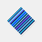 ブルート数々のーンストライプ スタンダードカクテルナプキン (角)