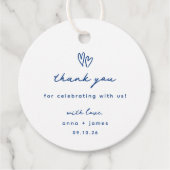 ブルードお洒落ードルハート結婚ズ フェイバータグ (正面)