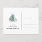 ブルードアの移動発表 案内ポストカード (裏面)