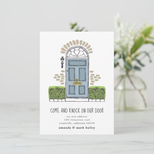 ブルードアの移動発表 案内状 (スタンド正面)