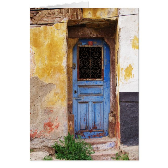 ブルードアオンザギリシャ島ミコノス (正面)