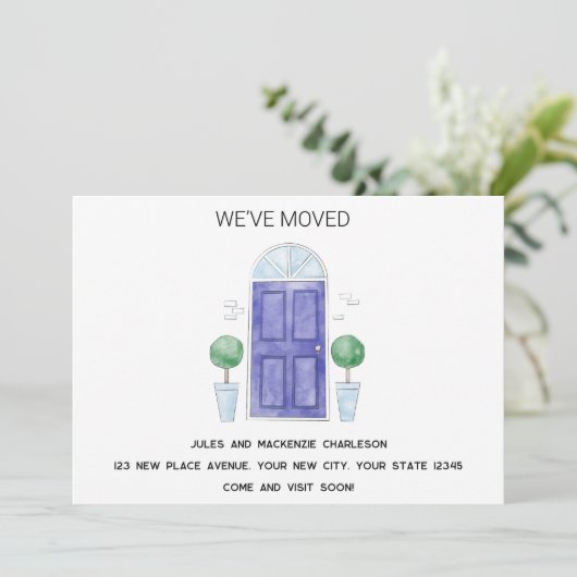 ブルードア我々は新しい家に移動した 案内状 (スタンド正面)