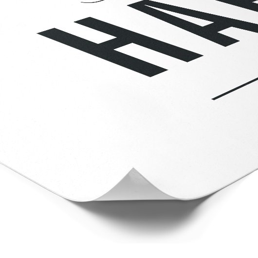 ブルードア |ファミリパーソナライズされたー名プリント ポスター (角)