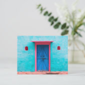 "ブルードア、モロッコ"、旅行写真はがき ポストカード (スタンド正面)