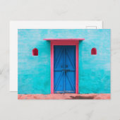 "ブルードア、モロッコ"、旅行写真はがき ポストカード (正面/裏面)