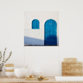 "ブルードア、モロッコ"、旅行写真ポスター ポスター (キッチン)