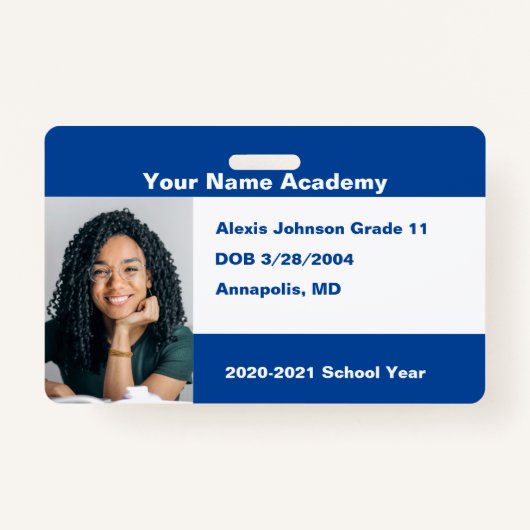 ブルードイットユーザーホームスクールカスタムの写真 バッジ (正面)