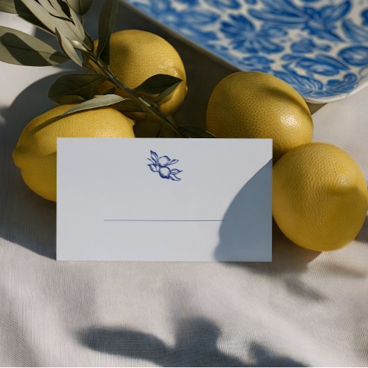 ブルードゥードルレモンの結婚式 プレイスカード