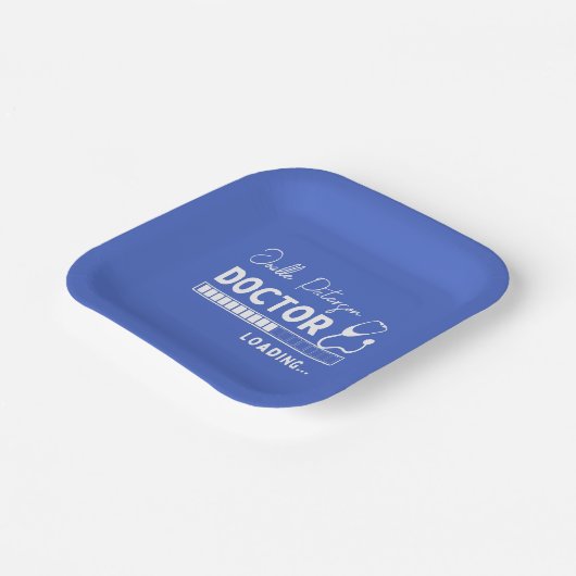 ブルードクターロードバー医学未来ドクター ペーパープレート (傾斜あり)