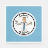 ブルードクター医師医学卒業の漫画 スタンダードランチョンナプキン (正面)