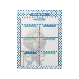 ブルードクター格言看護学生スキルテンプレート ノートパッド