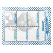 ブルードクター格言看護学生スキルテンプレート ノートパッド (正面)