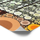 ブルードクールア南西コートヤードウッドドア ポスター (角)