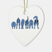 ブルードッグお尻 セラミックオーナメント (左)