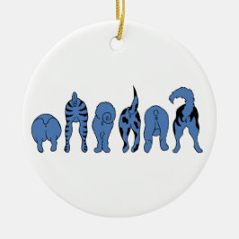 ブルードッグお尻 セラミックオーナメント