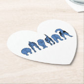 ブルードッグお尻 ペーパーコースター (アングル)