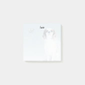 ブルードッグとハートノート ポストイット (正面)