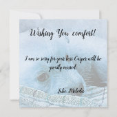 ブルードッグとハート カード (裏面)