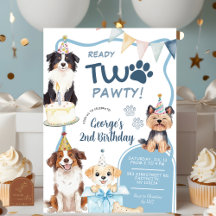 ブルードッグの2歳の誕生日パーティー